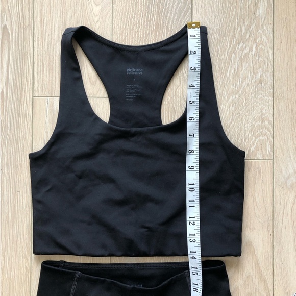GIRLFRIEND COLLECTIVE Dylan Tank & Compressive Pocket Leggings Outfit Black -S - Picture 4 of 11